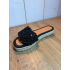 Black ibiza slippers